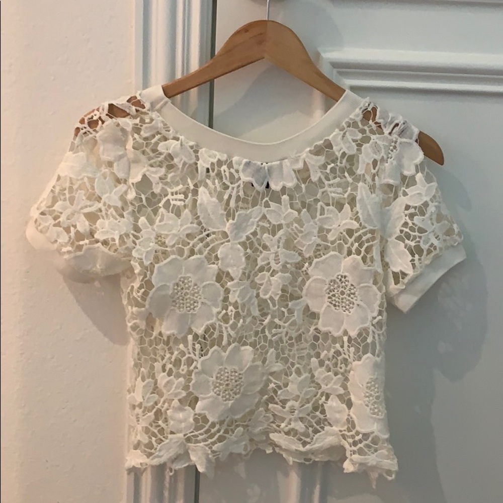 Floral Sheer Tee